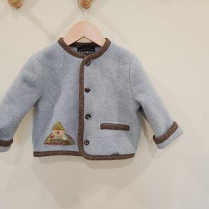 GIESSWEIN AUSTRIA vintage 18m baby toddler wool coat